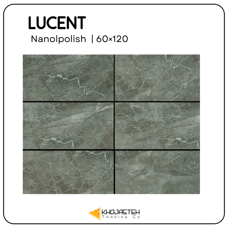سرامیک لوسنت سبز تیره پولیش 120×60 - نوین سرام