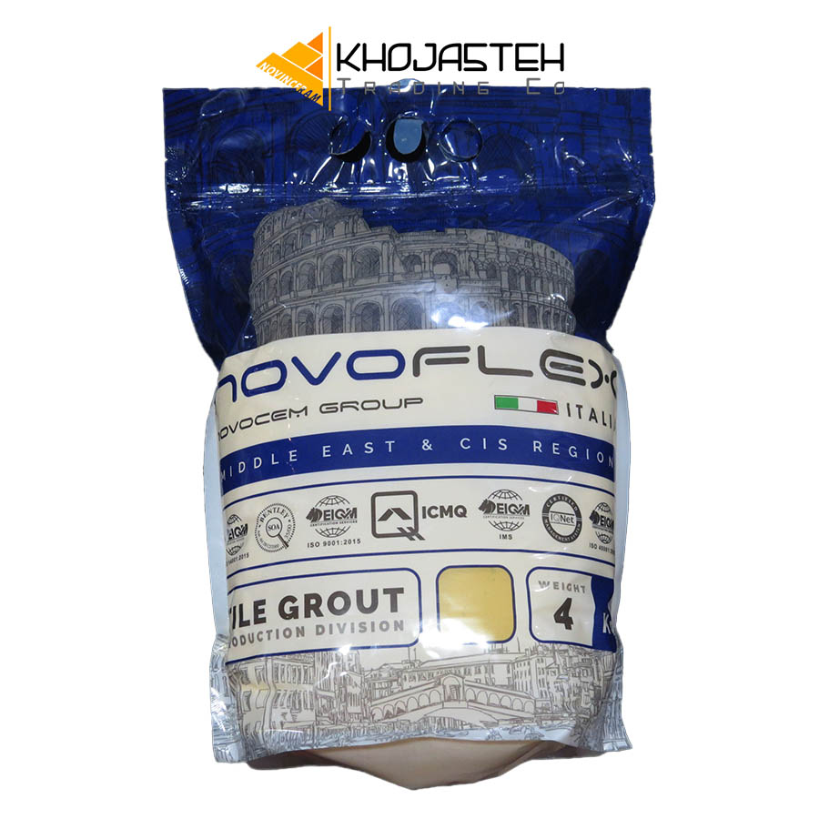 پودر بندکشی و آب بندی زرد 5 کیلویی نووافلکس