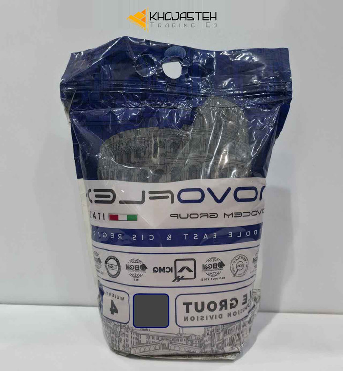 پودر بندکشی و آب بندی طوسی تیره 5 کیلویی نووافلکس