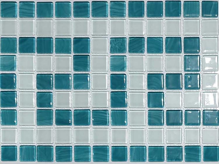 Zomorod Glass Tile versache White&Green