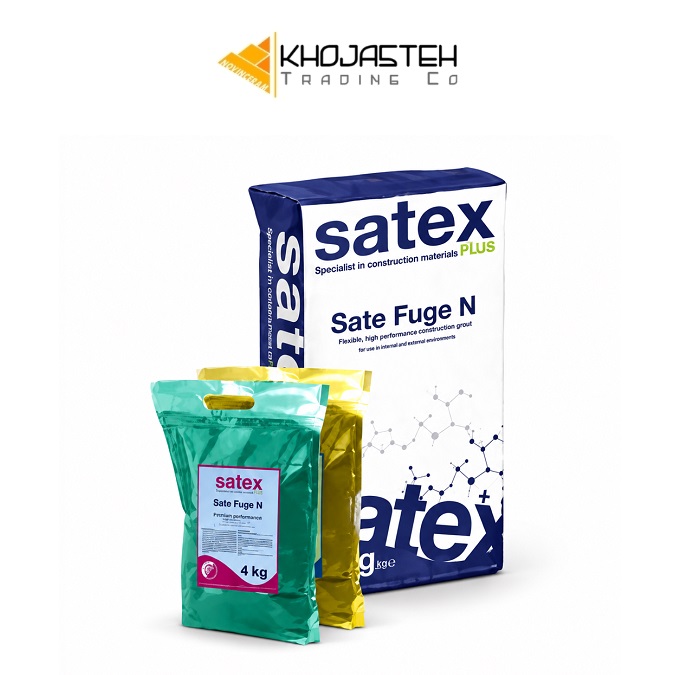 پودر بندکشی الیاف دار ضد آب ساتکس SATE FUGE N